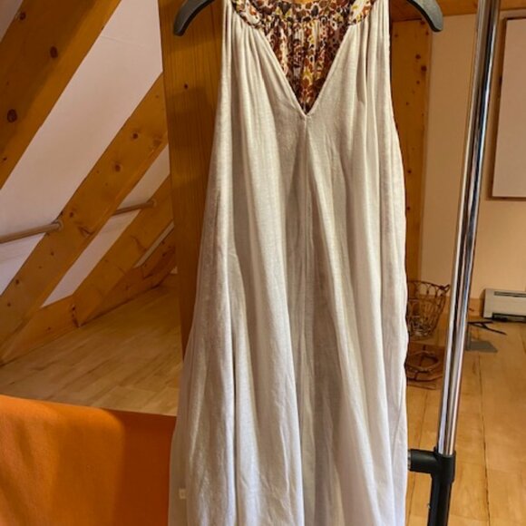 Garnet Hill Aztec Print Sleeveless Dress Light as a breeze fully lined size M - Picture 7 of 14